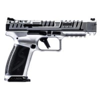 Canik SFx Rival-S Chrome Handgun 9mm Luger 18rd Magazines(2) 5" Barrel Silver Canik SFx Rival-S Chrome Handgun 9mm Luger 18rd Magazines(2) 5" Barrel Silver