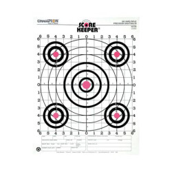 Champion Scorekeeper Targets Fluorescent Orange Bull 100 yd. Rifle Sight-In 12/ct Champion Scorekeeper Targets Fluorescent Orange Bull 100 yd. Rifle Sight-In 12/ct