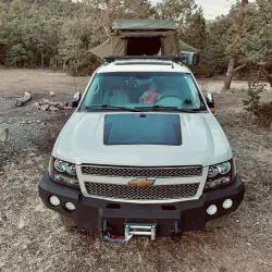 Chevrolet Avalanche 1st&2nd Gen(2001-2013) Lensun 100W Hood Flexible Solar Panel Complete Kit