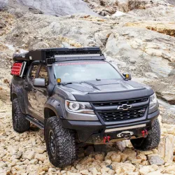 Chevrolet Colorado ZR2 Lensun 85W Hood Flexible Solar Panel Complete Kit Chevrolet Colorado ZR2 Lensun 85W Hood Flexible Solar Panel Complete Kit