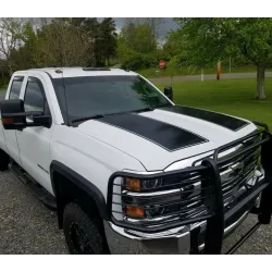 Chevrolet Silverado 2500HD (2015-2019) Lensun 110W Hood Flexible Solar Panel Complete Kit