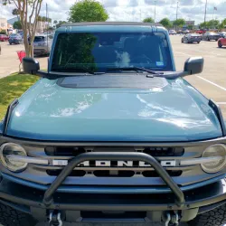 Ford Bronco (2021-Present) Lensun 65W Hood/Bonnet Flexible Solar Panel Complete Kit