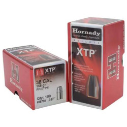 Hornady Handgun Bullets .38 cal .357" 158 gr XTPFP 100/ct Hornady Handgun Bullets .38 cal .357" 158 gr XTPFP 100/ct