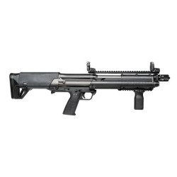 Kel-Tec KSG Shotgun Defender 12 ga 3" Chamber 14rd(7+7) Capacity 18.5" Barrel Black Magpul Flip Up Sights/Carlson Compensator Kel-Tec KSG Shotgun Defender 12 ga 3" Chamber 14rd(7+7) Capacity 18.5" Barrel Black Magpul Flip Up Sights/Carlson Compensator