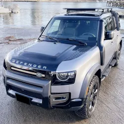 Land Rover Defender (2020-present) Lensun 90W Hood/Bonnet Flexible Solar Panel Complete KIt
