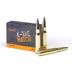 PMC X-TAC MATCH Rifle Ammunition .50 cal 740 gr SLD 2728 fps 10/ct PMC X-TAC MATCH Rifle Ammunition .50 cal 740 gr SLD 2728 fps 10/ct