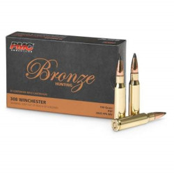 PMC 308 Winchester Bronze Ammunition PMC308SP 150 Grain Soft Point 20 rounds PMC 308 Winchester Bronze Ammunition PMC308SP 150 Grain Soft Point 20 rounds