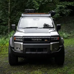 Toyota Land Cruiser LC250 (2024-Present) Lensun 115W Hood Flexible Solar Panel Complete Kit