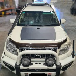 Toyota Prado J150 (2010-2017) Lensun 100W Bonnet Flexible Solar Panel Complete Kit