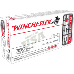 Winchester 350 Legend Ammunition USA3501 145 Grain Full Metal Jacket 20 Rounds Winchester 350 Legend Ammunition USA3501 145 Grain Full Metal Jacket 20 Rounds
