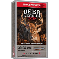 Winchester Deer Season XP Rifle Ammunition .30-06 Sprg 180gr PT 2750 fps 20/ct Winchester Deer Season XP Rifle Ammunition .30-06 Sprg 180gr PT 2750 fps 20/ct