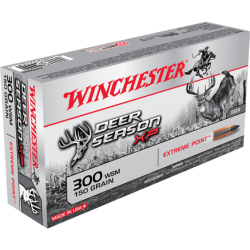 Winchester Deer Season XP Rifle Ammunition 300 WSM 150 gr. PT 3260 fps 20/ct Winchester Deer Season XP Rifle Ammunition 300 WSM 150 gr. PT 3260 fps 20/ct